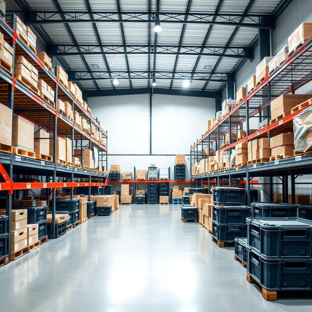 Organised warehouse storage facility in Rohtak